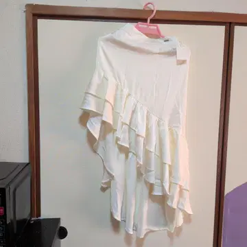 Chico 프릴 달린 화이트 스커트