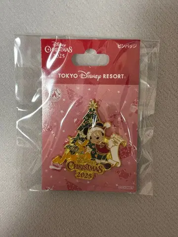 디즈니 리조트 2025 크리스마스 핀 배지