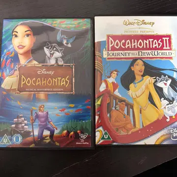 영국 DVD 포카혼타스 2매 세트