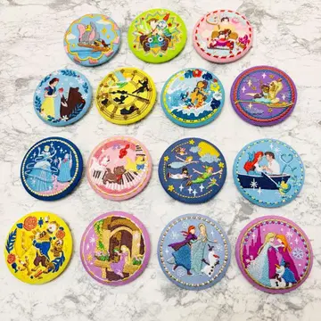 Disney 자수 캔뱃지 15개