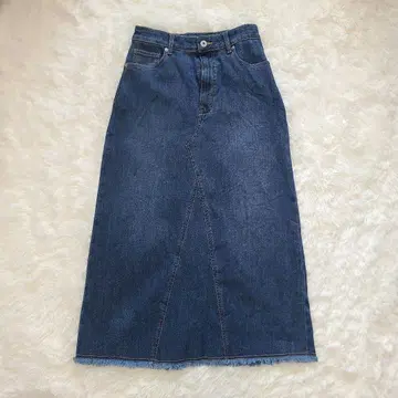 le.coeur blanc 루쿨블랑 리메이크풍 라메 데님 스커트