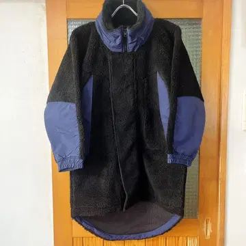 threeface 플리스 보아 몬스터 후드티 보아 코트 자켓 M