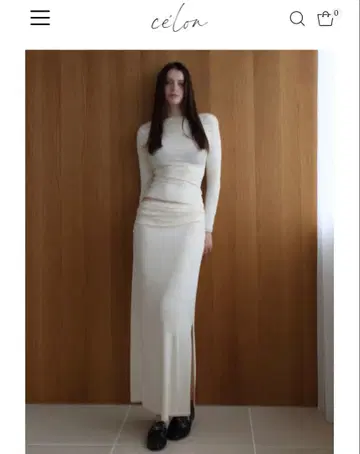 meson celon 셋업 원피스 카키