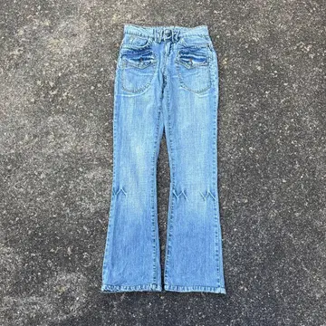 90~00s low-rise flare denim y2k grunge