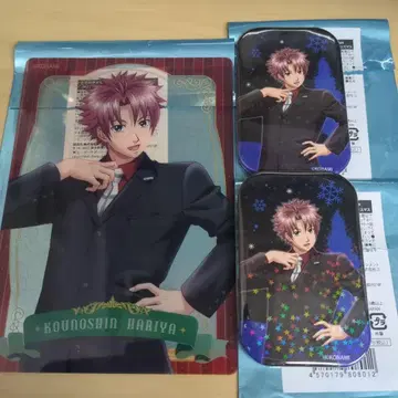 하리야 유키노신 도키메키 메모리얼 GS2 크리스마스 캔뱃지 브로마이드