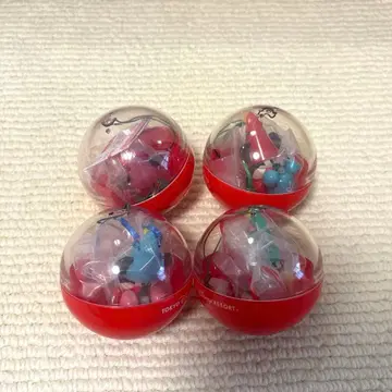 디즈니 크리스마스 2022 릴앤링 캡슐 토이 컴플리트 4종