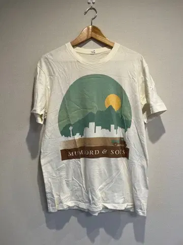 밴드 티셔츠 Mumford & Sons 투어 티셔츠