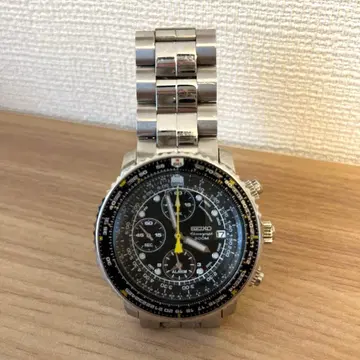 세이코 SEIKO 파이롯트 크로노그래프 알람 남성용 쿼츠