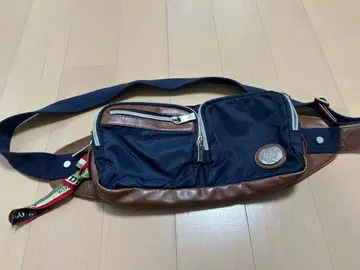 Orobianco 숄더백 네이비 브라운