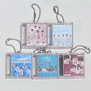 M!LK 미니 재킷 키링 5종 세트