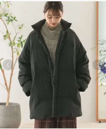 ITEMS 어반 리서치 스탠드 카라 다운 코트