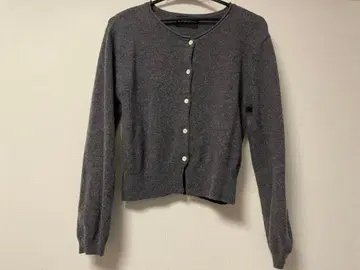 그레이 긴팔 가디건