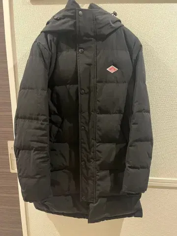 단톤 롱 다운 자켓 블랙