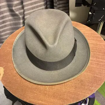 STETSON 그레이 빈티지 펠트 햇