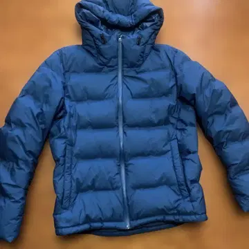 새상품급! 유니클로 심리스 다운 남성용 L 사이즈 블루