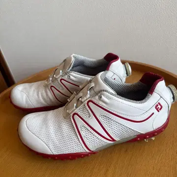 FootJoy 골프화 화이트/레드