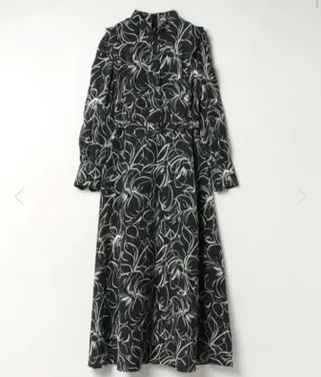 알아바일 드로잉 플라워 프린트 원피스 2