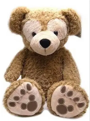 Duffy 빅 베이지 곰 봉제 인형 M 사이즈 털 긴 아이