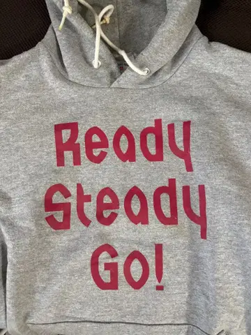 Ready Steady Go! 그레이 후드티 [ 90년대에 구매 ]