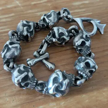 RAT RACE 투 페이스 스컬 브레이슬릿
