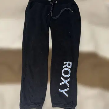 ROXY 블랙 스웨트 팬츠