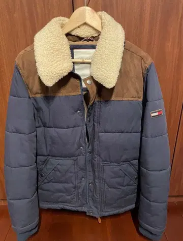 TOMMY HILFIGER OUTDOOR 다운 자켓 퍼 보아