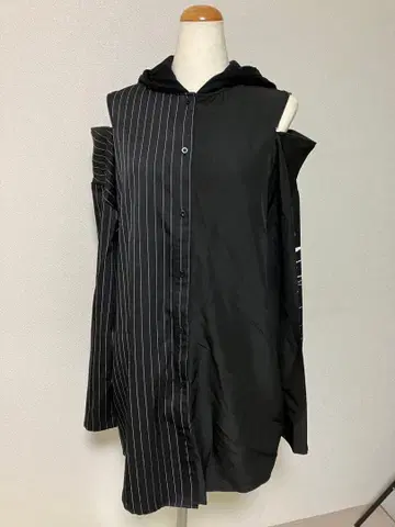 noemie 셔츠 원피스 토끼 귀 후드 부착 노에미