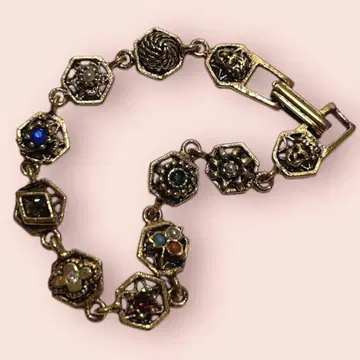 골데드 팔찌 빈티지 앤티크 클래시컬 비쥬 구제 의류