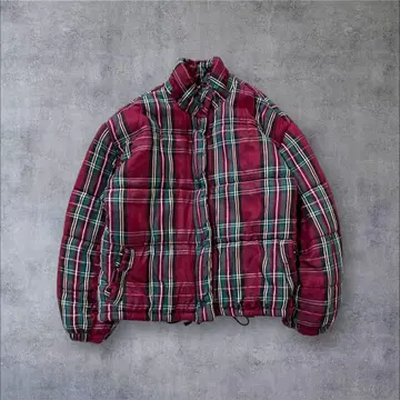 [ OTELLO PELLE ] 80s90s 타탄 체크 점퍼 블루종