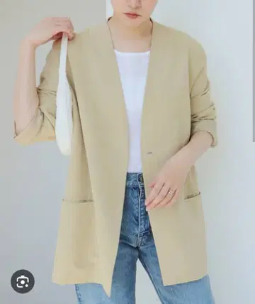 RIAM-PLAGE 플라주 큐프라 블라우스 자켓