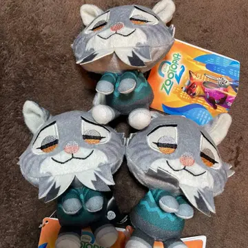 주토피아2 &you 마스코트 3개 세트