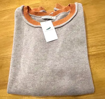 ( 새상품 ) crocodile 긴팔 스웨터 베이지/오렌지 LL 사이즈