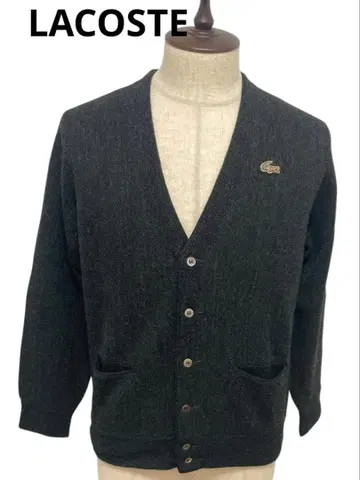 CHEMISE LACOSTE 라코스테 가디건 울 블랙