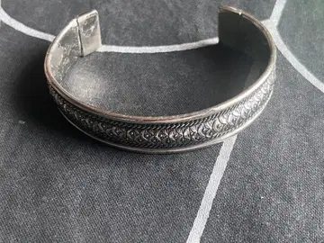 디자인 실버 뱅글