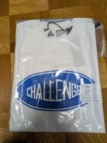 CHALLENGE 로고 T셔츠 M 사이즈 화이트