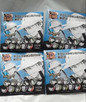 신 테니스의 왕자님 테니프리 데컬렉션 캔뱃지 미개봉 4점