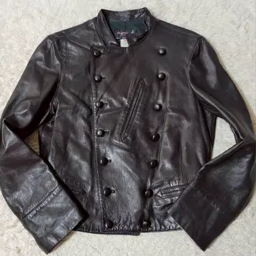 레어 명작 프랑스제 에네스베 나폴레옹 자켓 램 가죽 L