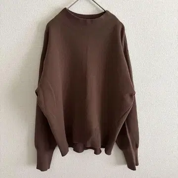 그린 레이블 릴랙싱 하프 보틀넥 풀오버 니트