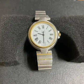 던힐 손목시계 쿼츠 로만 다이얼 작동 안됨 정크