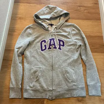GAP 그레이 집업 후드티 M
