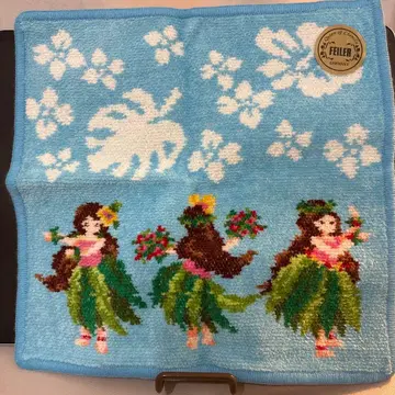 Feiler 플라 댄스 손수건 약 25cm 마나마나