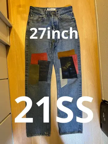 DAIRIKU 패치워크 데님 팬츠 27인치 21SS