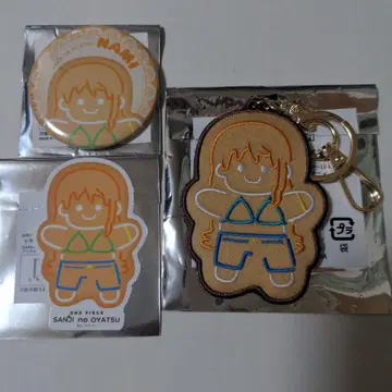 원피스 무기와라 스토어 하라주쿠 진저맨 키링 캔뱃지 나미