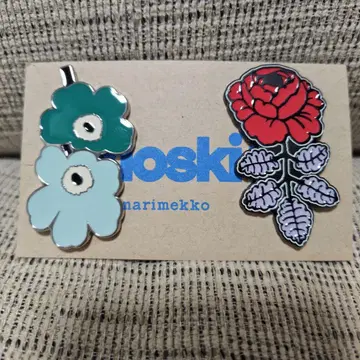 마리메꼬 새상품 Pumpuli 세트 III 핀 배지 세트