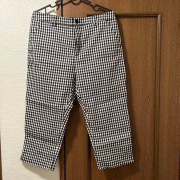 깅엄 체크 캐주얼 팬츠 15호