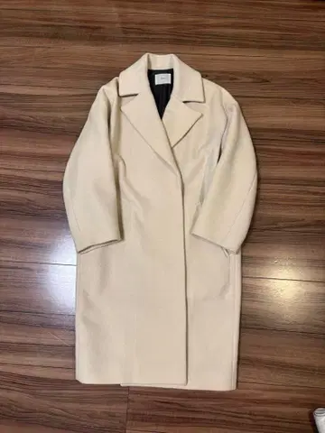 IENA 크림색 롱 코트 size34