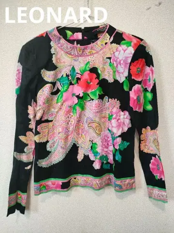 c46 컨디션 최상 레오나르 LEONARD 상의 티셔츠 긴팔 M