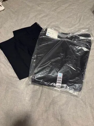 유니클로 감동 팬츠 라이트 네이비 76x85