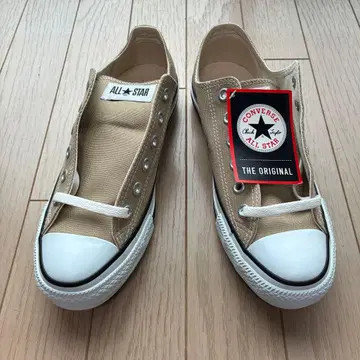 컨버스 올스타 로우컷 베이지 25cm 미착용 새상품