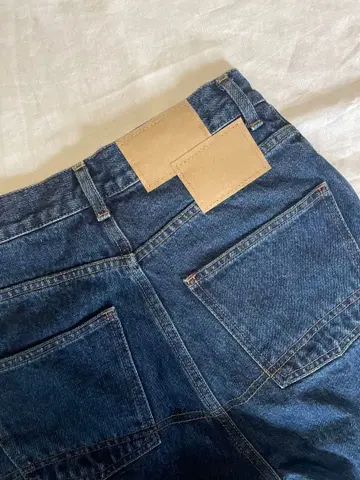 PERVERZE Nano Mist Denim-flair 데님 팬츠